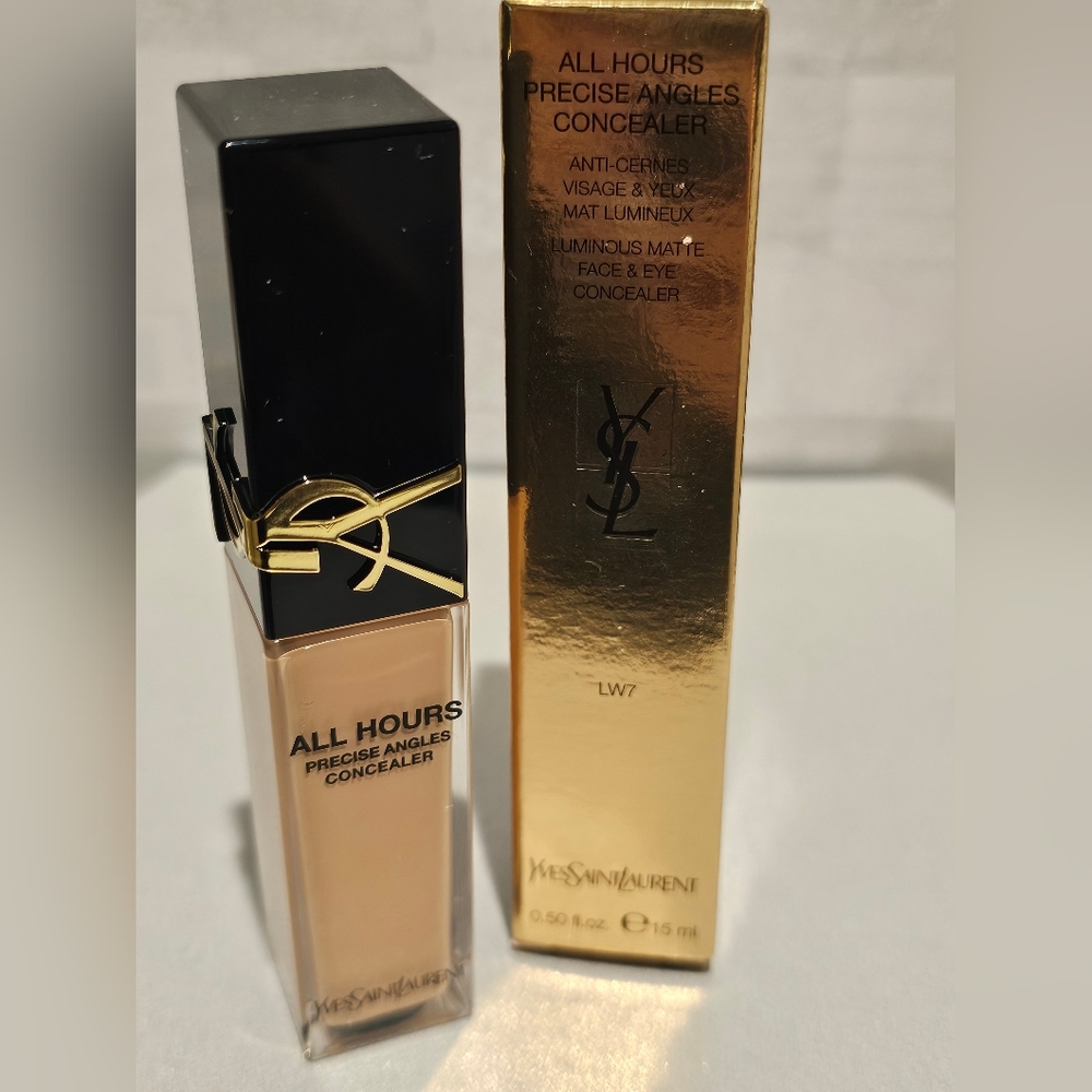 YSL All Hours Precise Angles  Face-Eye Concealer LW7 0.50oz